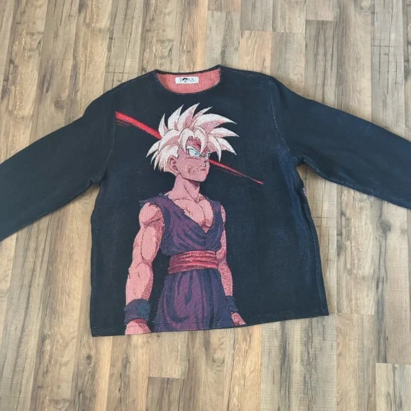 The One Not Seen Gohan SS2 Hand Knitted Sweater